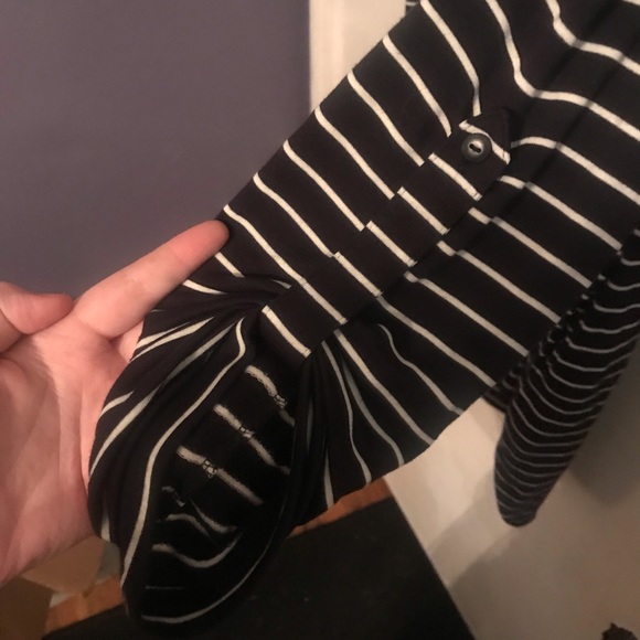 Striped Lace-Up Tunic - Picture 3 of 5